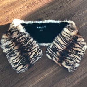 Real rabbit fur shrug